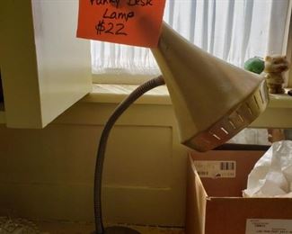 Funky Desk Lamp--works  SOLD