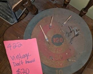 Vintage dart board