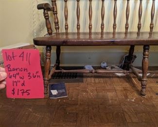 2nd pic of bench SOLD