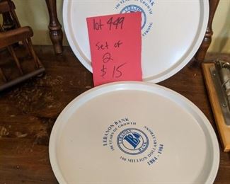 Lebanon bank metal trays