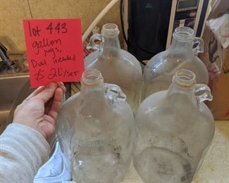 Gallon jugs
