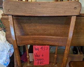 Beautiful rustic chairs