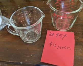Pyrex measuring cups