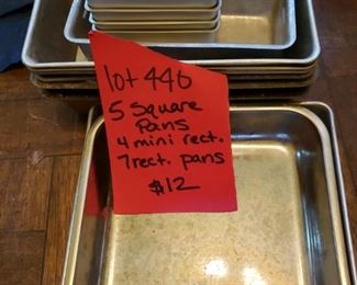 Lot of pans
