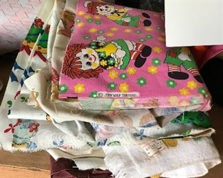 Vintage Fabric Lot