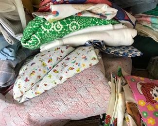 Vintage fabric lot