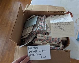 Vintage letters