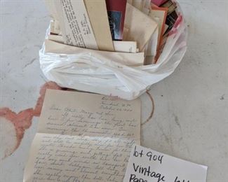 Vintage letters