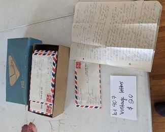 Vintage letters