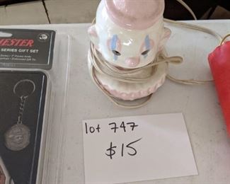 Clown lampSOLD