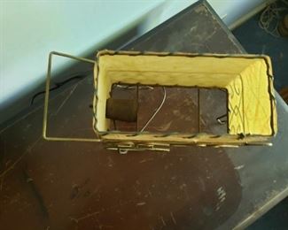 Top view of funky lamp SOLD