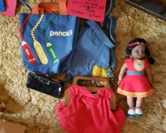 Lot 860
Doll-10
Wood Handled little girls purse--8
Others--4 each 