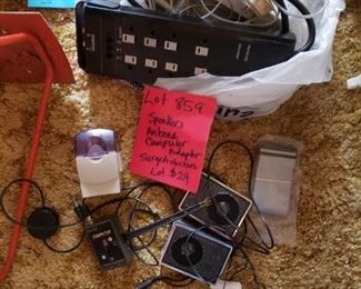 Speakers
Computer/Atari antenna
Surge protectors