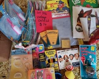 Vintage children's toy lot