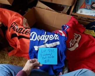 Vintage ball shirt lot, youth size