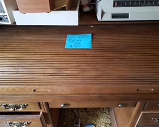 Roll top desk