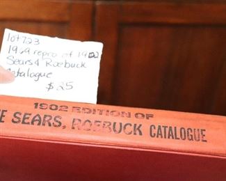 1902 Sears and Roebuck reproduction-1969 ed.