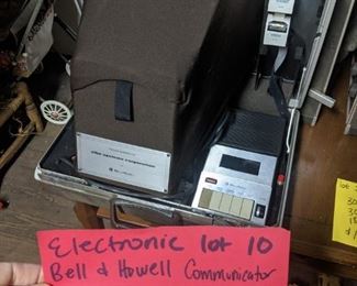 Bell and Howell communicator friefcase cassette projector