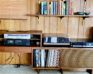 Reciever/Amp, Cassette Deck                                            
Dual Turntable,  CD  Player          
Records - Classical, Opera, Show Tunes, $3 ea