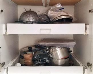 Pots & Pans, $5-20 ea