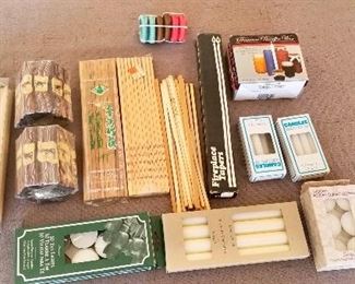 Assorted  Boxed Candles, some rare, asst $