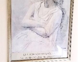 Large framed Picasso Poster, $75