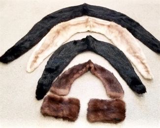 Vintage Fur Collars & Muffs, 
Mink & Sable, $30 ea