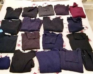 More Sweaters, Turtleneck, Acrylic, Wool, Cashmere, size M, $10-25 ea