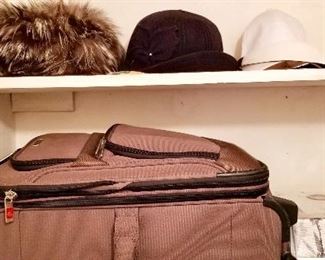 Hats, $5-25 ea, 
Travel Bag/Suitcase, $45