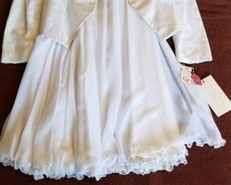 Anne Hobs Vintage Ruffled Skirt &  Jacket w/original tag $75