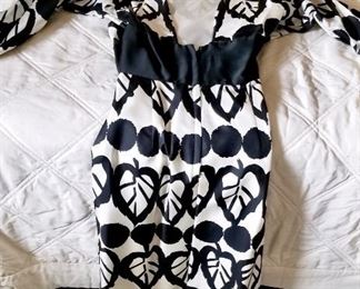 Custom Made Back & White Dress, Back, $98