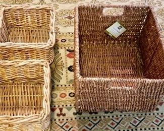 Wicker Baskets, $5, $10, $20