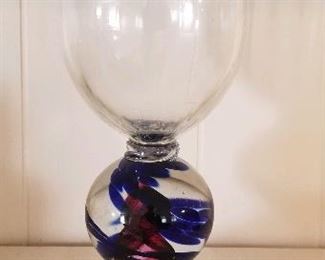 Blown Glass Vase, $65