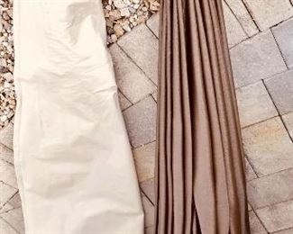 9’ Brown Umbrella for Round Table,
$75