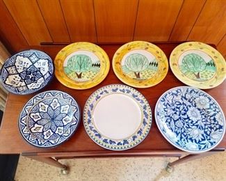 Decorative Plates, $10 ea