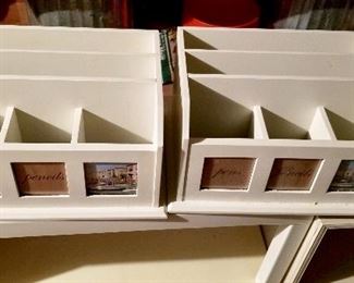 Desk Organizers, $15 ea