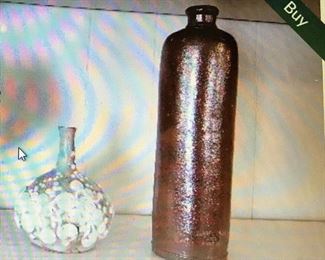 Small Vase, $25   Large Bottle, $35