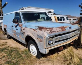 1012:	

1969 Chevy C10 Panel
VIN: CE159Z847111
Vehicle being sold on application for duplicate title.
Title not in hand.
DMV fees $59 for non op and $70 DOC fees.
No Record.