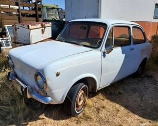1014	

Fiat 850 Idroconvert
VIN: 100G 0900658
Vehicle being sold on application for duplicate title.
Title not in hand.
DMV fees $59 for non op and $70 DOC fees.
No Record.