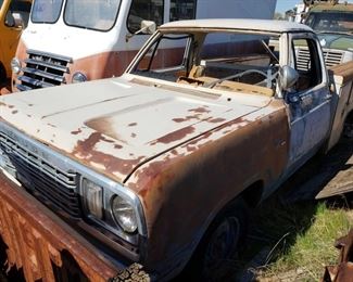 1080	

1977 Dodge D100 Pick Up
VIn D11AE7S197848
Vehicle being sold on application for duplicate title.
Title not in hand.
DMV fees $59 for non op and $70 DOC fees.
No Record.
