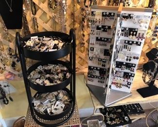 Hundreds of pairs of new to vintage earrings - sterling and more $1 pair