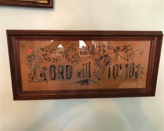 Lord Will Provide - Cross Stitch Sampler $10