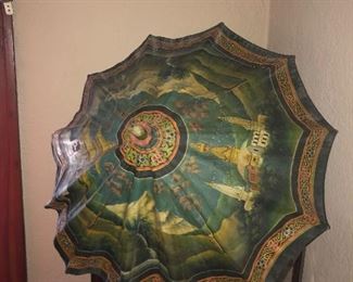 Hand Painted - Parasol From Nepal 