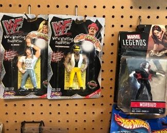 $2 each carded toy wrestlers 