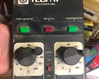 Tech II Dual Power 2800 Model Train Control Transformer USA Made works