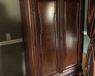 Beautiful antique armoire $400.00.  Dimensions: 78 tall x 46 wide x 18 deep