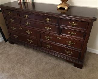 Dresser AS IS $100.00  Discoloration.  Dimensions: 34 high x 65 long x 19 deep