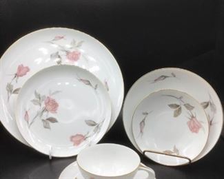 76Piece Sango China Set Nancy
