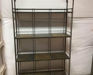 Slate and Metal Bakers Rack Lauries Favorite