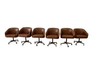 Mid Century Modern Club Barrel Chairs- Set of 6
Price:$5,295
DIMENSIONS
25ʺW × 23.5ʺD × 23ʺH
23 Inches Seat Height